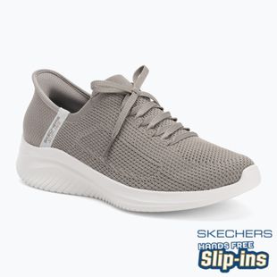 Women's SKECHERS Ultra Flex 3.0 Elevated Motion brown shoes