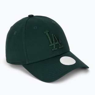 Women's New Era Metallic 9FORTY Los Angeles Dodgers dark green baseball cap
