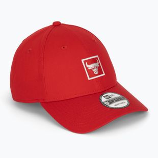 New Era Metallic Patch 9FORTY Chicago Bulls red baseball cap