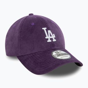New Era Cord 9FORTY Los Angeles Dodgers baseball cap dark purple