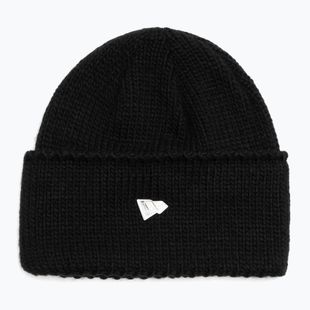 New Era Metal Pin Wide Cuff Knit Beanie black