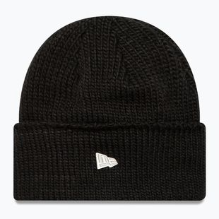New Era Metal Pin Wide Cuff Knit Beanie black