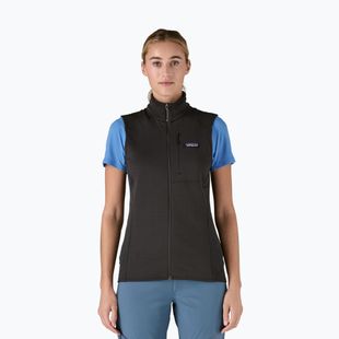 Women's gilet Patagonia R1 black