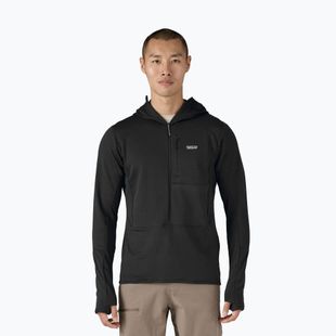 Men's Patagonia R1 Hybrid Pullover Softshell Jacket black