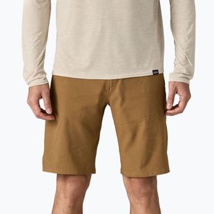 Patagonia men's Terravia Trail 10" coriander brown shorts