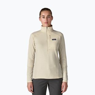 Women's fleece sweatshirt Patagonia R1 wool white