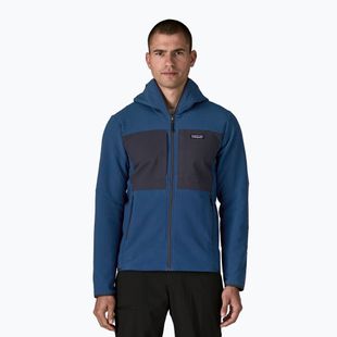 Men's softshell jacket Patagonia R2 TechFace Hoody clement blue