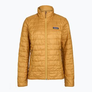 Women's insulated jacket Patagonia Nano Puff smolder talon gold