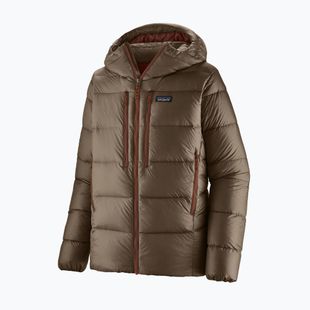 Men's down jacket Patagonia Fitz Roy Down Hoody marlow brown