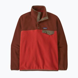 Men's trekking sweatshirt Patagonia LW Synch Snap-T P / O amanita red