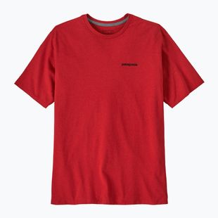 Men's T-shirt Patagonia P-6 Logo Responsibili-Tee amanita red