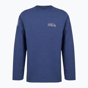Men's sweatshirt Patagonia Lightweight Unity Fitz Wildrise Crew clement blue