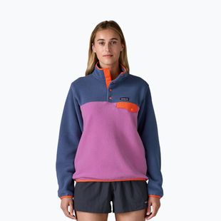 Women's trekking sweatshirt Patagonia LW Synch Snap-T P / O brisk purple