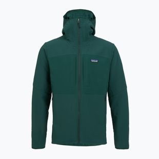 Men's softshell jacket Patagonia R2 TechFace Hoody cascade green