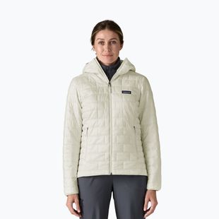 Women's down jacket Patagonia Nano Puff Hoody birch white