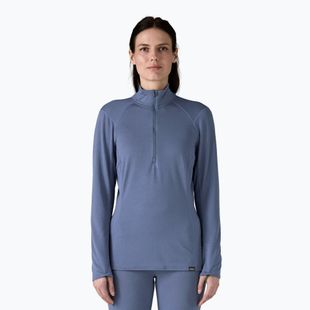 Women's sweatshirt Patagonia Cap Termal Weight Zip Neck clement blue
