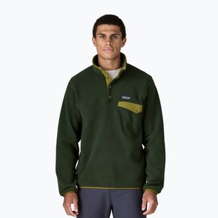 Men's trekking sweatshirt Patagonia LW Synch Snap-T P / O old growth green