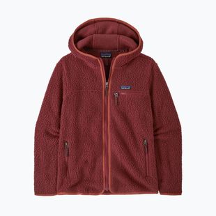 Women's fleece sweatshirt Patagonia Retro Pile Hoody sequoia red
