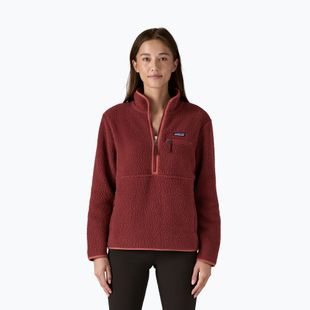 Women's fleece sweatshirt Patagonia Retro Pile Marsupial sequoia red