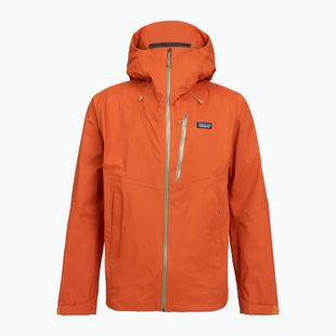 Men's rain jacket Patagonia Granite Crest Rain coal orange