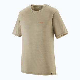 Men's T-shirt Patagonia Cap Cool Merino Blend Graphic Shirt multi-pitch/weathered stone