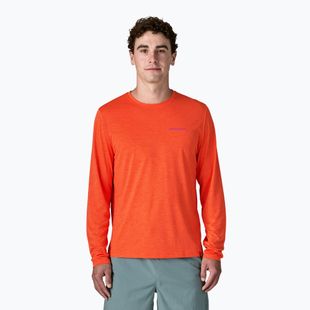 Men's longsleeve Patagonia Capilene Cool Daily - Boardshort Logo orange peel/light orange peel x-dye