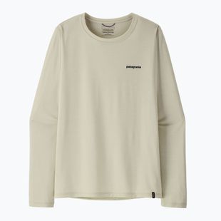 Women's longsleeve Patagonia Capilene Cool Daily Shirt - Boardshort Logo dyno white