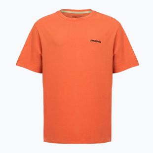 Men's T-shirt Patagonia P-6 Logo coal orange