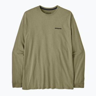 Men's longsleeve Patagonia P-6 Logo Responsibili p-6 outline/gumtree green