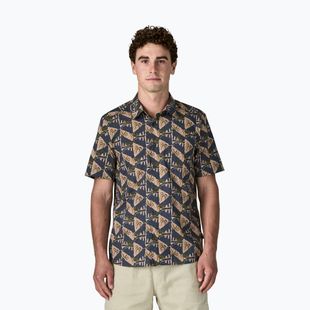 Men's shirt Patagonia Go To jaguar geo/dolomite blue