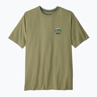 Men's trekking T-shirt Patagonia Great Waves Responsibili Tee gumtree green
