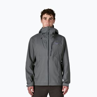 Men's rain jacket Patagonia Granite Crest Rain forge grey w/black