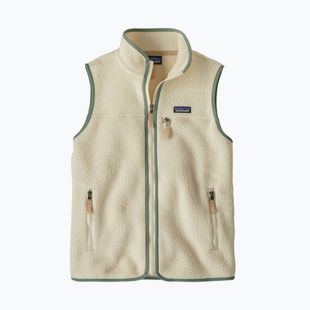 Women's gilet Patagonia Retro Pile natural w/ellwood green