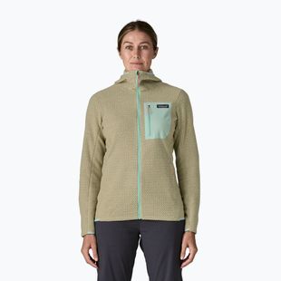 Women's fleece sweatshirt Patagonia R1 Air Full-Zip Hoody weathered stone