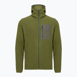 Men's trekking sweatshirt Patagonia R1 Air Full Zip Hoody caper green