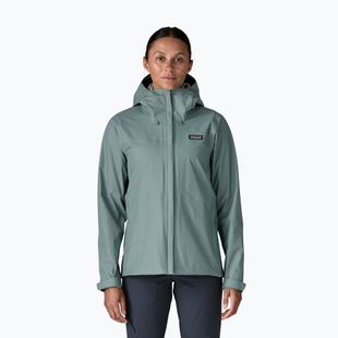 Women's rain jacket Patagonia Torrentshell 3L Rain blue sage
