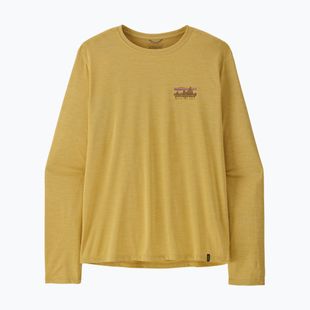 Men's longsleeve Patagonia Capilene Cool Daily - '73 Skyline limestone yellow/light limestone yellow c-dye