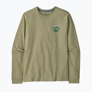 Men's trekking longsleeve Patagonia Great Waves Responsibili Tee gumtree green