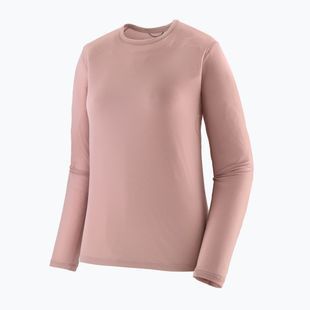 Women's thermal sweatshirt Patagonia Capilene Lightweight Crew fuzzy mauve
