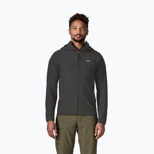 Men's softshell jacket Patagonia R1 TechFace Hoody black