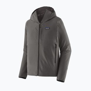 Men's softshell jacket Patagonia R1 TechFace Hoody forge grey