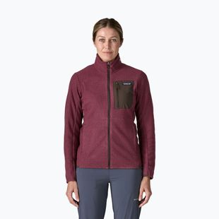 Women's fleece sweatshirt Patagonia R1 Air berry fig