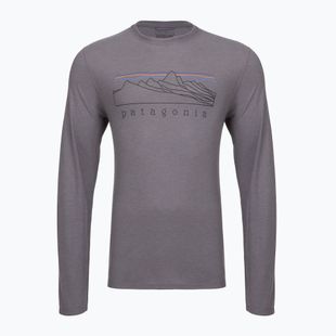 Men's longsleeve Patagonia Cap Cool Trail Stratapeaks may grey