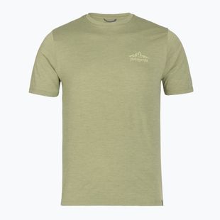 Men's T-shirt Patagonia Cap Cool Daily Shirt - Cloud Crag gumtree green - light gumtree green x-dye