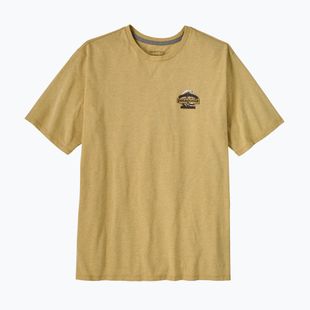 Men's T-shirt Patagonia Great Waves Responsibili-Tee lynx tan