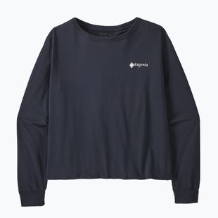 Women's longsleeve Patagonia Hut Tripper Easy Cut smolder blue