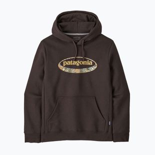 Men's sweatshirt Patagonia '95 Oval Logo Uprisal Hoody Den Brown: Heliotropic