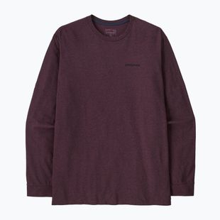 Men's longsleeve Patagonia P-6 Logo Responsibili berry fig