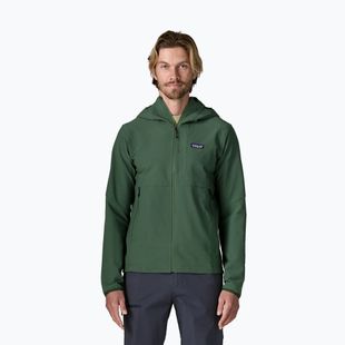 Men's softshell jacket Patagonia R1 TechFace Hoody canopy green