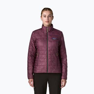Women's insulated jacket Patagonia Nano Puff berry fig